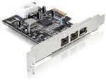 PCIEXPRESS FIREWIRE A+B 2+1 PORT DELOCK