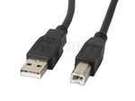 Kabel Usb-A(M)->Usb-B(M) 2.0 3m Czarny Lanberg