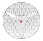 LHG 5 ac Dual chain 24.5dBi 5GHz CPE/Point-to-Point Integrated Antenna with AC support and Gigabit Ethernet