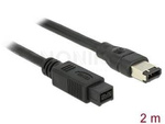Kabel Firewire 1394b(M) 9 Pin->1394a(M) 6 Pin 2m Delock
