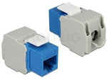 KEYSTONE MODULE RJ45 > LSA UTP KAT.6 BLUE DELOCK