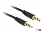 DELOCK CABLE STEREO JACK 3.5 MM 4 PIN MALE > MALE 5 M