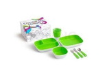 MUNCHKIN COLOUR ME HUNGRY DINNING SET GREEN 7PC