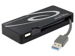 DELOCK ADAPTER USB 3.0 TO HDMI / VGA + GIGABIT LAN + USB 3.0 BLACK