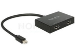 DELOCK DISPLAYPORT 1.2 SPLITTER 1 X MINI DISPLAYPORT IN > 2 XDISPLAYPORT OUT 4K