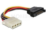 MOLEX(F)->SATA(M) CABLE 15CM GEMBIRD
