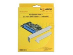 DELOCK PCI EXPRESS CARD > 2 X INTERNAL SATA 6 GB/S + 1 X INTERNAL IDE