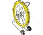 Fibre optic cable duct rodder 100m, 11mm (fibreglass + stand)