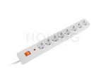 SURGE PROTECTOR ACAR X8 1,5M GREY SCHUKO