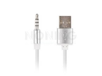 CABLE USB-A(M)->JACK(M) 4 PIN 3.5MM FOR APPLE 1M