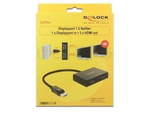 Switch Delock 2-Porty Usb 3.0 Typ B Srebrny Manualny Dwukierunkowy