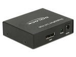 Splitter Video Delock Displayport 1.2->2x Displayport 1.2 4k