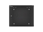 19" WALL-MOUNTED RACK 9U/570X450 DEMOUNTED FAST ASSEMBLING FLAT PACK BLACK LANBERG