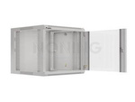 Szafa Instalacyjna Rack Wisząca 19" 9u 570x600 Szybki Montaż Szara Lanberg (Flat Pack)