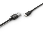 LIGHTNING(M)->USB-A(M) CABLE 1.5M BLACK MFI NYLON NATEC