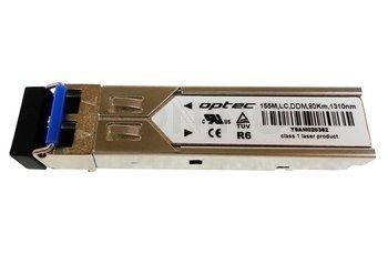 SFP Dual OPTEC, 155M, SM LC, 16dB (20km), TX1310, DDM