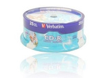 CDR VERBATIM 700MB AZO PRINTABLE (CAKE 25) ID
