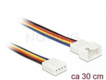 DELOCK EXTENSION CABLE PWM FAN CONNECTION 4 PIN 30 CM