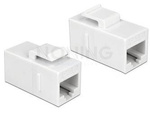 Łącznik Keystone Gniazdo Rj45->Rj45 Utp Kat.6 Do Puszki Montażowej Biały Delock