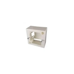 Puszka natynkowa, Mosaic 45x45, 2-modułowa, gł. 40mm, biała