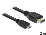 DELOCK CABLE MHL MALE > HIGH SPEED HDMI MALE 2 M