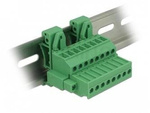 Adapter Terminal Block 8pin Do Montażu Na Szynie Din Delock