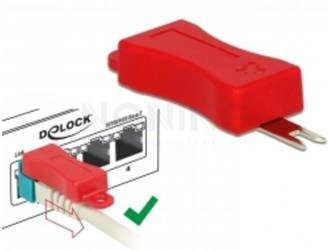 DELOCK SECURE RJ-45 CLIP STARTER SET (20PCS)