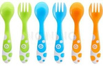 MUNCHKIN 6 MULTI- COLOURED FORKS & SPOONS
