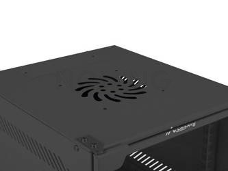 RACK CABINET 10” WALL-MOUNT 6U/280X310 FOR SELF-ASSEMBLY (FLAT PACK) BLACK LANBERG