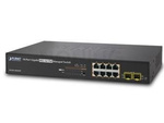 SWITCH PLANET WGSD-10020HP 8X 1GB BASE-T/2X 1GB BASE-X POE SFP ZARZĄDZALNY L2+ GIGABIT ETHERNET