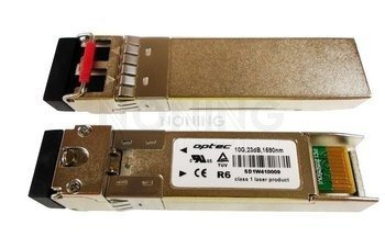 SFP+ CWDM OPTEC, 10G, SM LC, 23dB EML/APD (80km), TX1350-1390, DDM