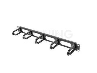 Organizer Kabli Ak-1205-B 19" 1u Z 5 Uchwytami Typ B Czarny Lanberg