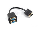 ADAPTER VGA->VGA X2 LANBERG 20CM
