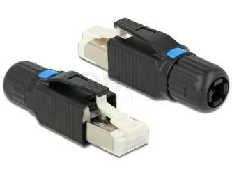 SHIELDED RJ-45 PLUG DELOCK