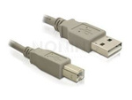 USB-A(M)->USB-B(M) 2.0 CABLE 1.8M GRAY DELOCK
