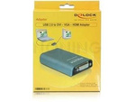 Adapter Usb Mini(F) 2.0->Dvi-I(F)(24+5)/Vga/Hdmi+Kabel Mini-B->Usb-A Szary Delock