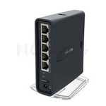 hAP ac lite TC Dual-Concurrent 2.4/5GHz AP, 802.11ac, Five Ethernet ports, PoE-out on port 5, USB for 3G/4G support, universal tower case