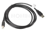 USB-A(M)->USB-B(M) 2.0 CABLE 1.8M BLACK LANBERG