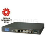 SWITCH MANAGED PLANET GS-5220-24P4XVR 24-PORT POE 1000BASE-T+4PORT 10GB TP/SFP+ MANAGED
