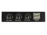 Frontpanel Delock 3.5" 2xusb 2.0 + 3x Kontroler Obrotów Wentylatorów