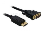 DISPLAYPORT(M)->DVI-D(M)(24+1) CABLE 1M DELOCK