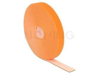 DELOCK HOOK-AND-LOOP FASTENERS L 10 M X W 20 MM ROLL ORANGE