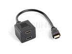 ADAPTER HDMI-A(M)->HDMI-A(F) X2 SPLITTER 20CM CABLE LANBERG