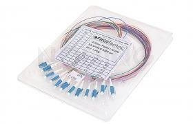 12 x Pigtail FIBERTECHNIC LC/UPC SM G.652D 2M 12 kolorów blister