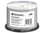 DVD-R VERBATIM 4.7GB X16 PRINTABLE (50 CAKE) NO ID BRAND WATERPROOF