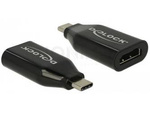 Adapter Usb C(M)->Hdmi(F) 4k 60hz (Thunderbolt 3/Displayport Alt Mode) Czarny Delock