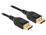DISPLAYPORT M/M CABLE 20 PIN V1.4 2M 8K BLACK DELOCK