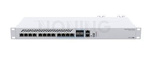 CRS312-4C+8XG-RM Switch of the future: the first MikroTik product with 10G RJ45 Ethernet ports and SFP+