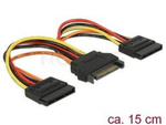 SATA(M)->2X SATA(F) CABLE 15CM DELOCK