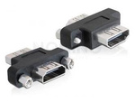 Adapter Hdmi(F)->Hdmi(F) Beczka Czarny Delock